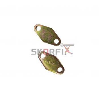 Fuel nozzel plate